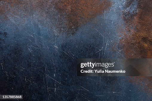 Rust on metal. Grunge metal background or texture with scratches and cracks Rust on metal. Grunge metal background or texture with scratches and cracks