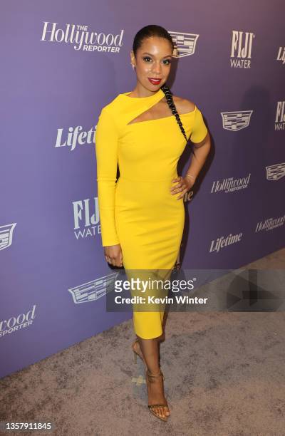 Susan Kelechi Watson attends The Hollywood Reporter 2021 Power 100 Women in Entertainment, presented by Lifetime at Fairmont Century Plaza on...