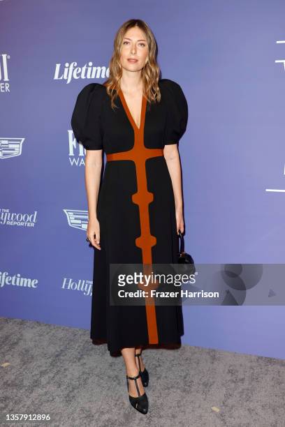 Maria Sharapova attends The Hollywood Reporter's Women In Entertainment Gala on December 08, 2021 in Los Angeles, California.