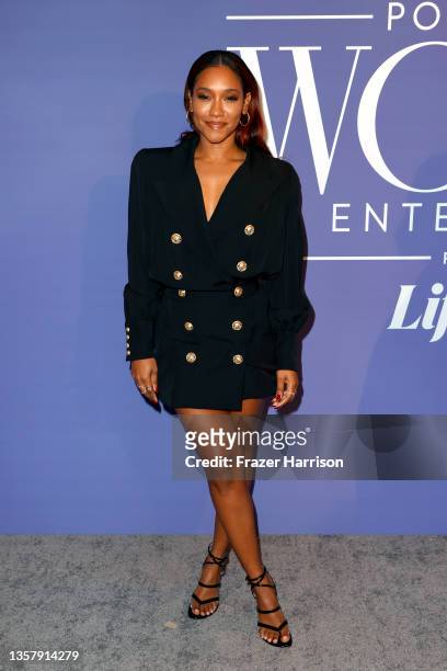 Candice Patton attends The Hollywood Reporter's Women In Entertainment Gala on December 08, 2021 in Los Angeles, California.