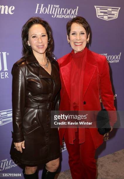 EVPs and Co-publishers of The Hollywood Reporter Elisabeth D. Rabishaw and Victoria Gold attend The Hollywood Reporter 2021 Power 100 Women in...