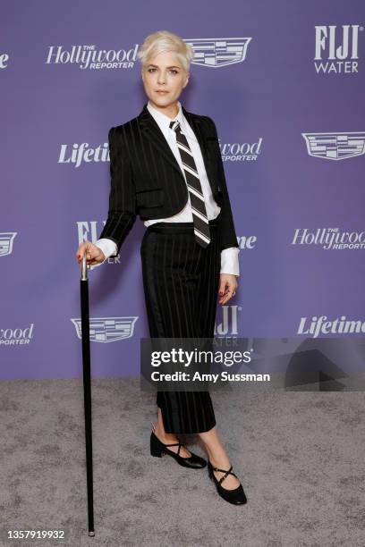 Selma Blair attends The Hollywood Reporter 2021 Power 100 Women in Entertainment, presented by Lifetime at Fairmont Century Plaza on December 08,...