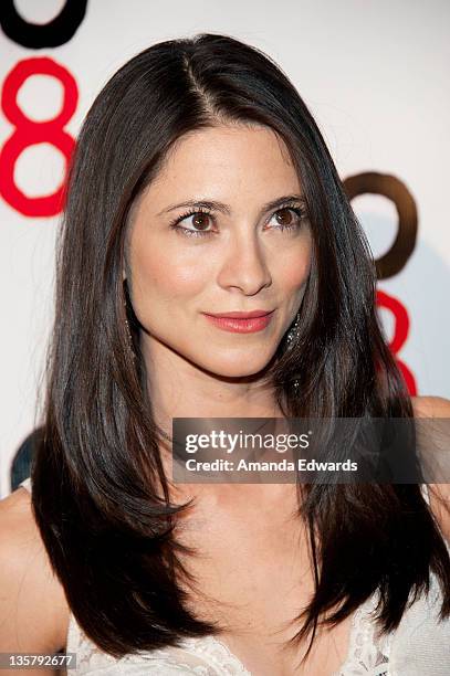 Actress Maria-Elena Laas arrives at the NOH8 Campaign's 3 Year Anniversary Celebration at House of Blues Sunset Strip on December 13, 2011 in West...