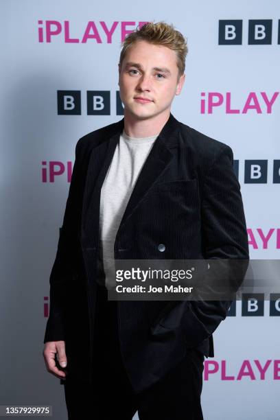 Ben Hardy attends a screening of "The Girl Before" at The Courthouse Hotel on December 08, 2021 in London, England.