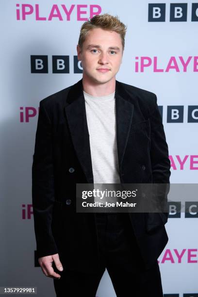 Ben Hardy attends a screening of "The Girl Before" at The Courthouse Hotel on December 08, 2021 in London, England.