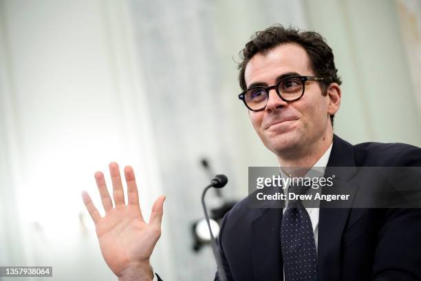 Head of Instagram Adam Mosseri testifies during a Senate Commerce, Science, and Transportation Committee hearing titled Protecting Kids Online:...