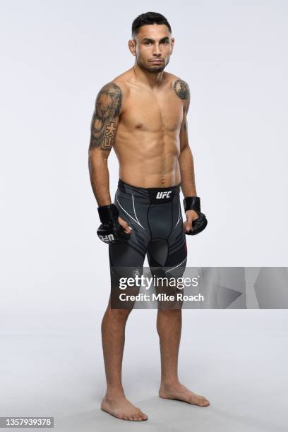 Alex Perez poses for a portrait during a UFC photo session on December 8, 2021 in Las Vegas, Nevada.