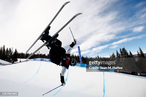 Rachel Karker of Team Canada competes in the Women's Freeski Halfpipe qualifying round of the Toyota U.S. Grand Prix Copper Mountain at Copper...
