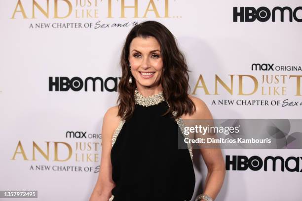 Bridget Moynahan attends HBO Max's premiere of "And Just Like That" at Museum of Modern Art on December 08, 2021 in New York City.