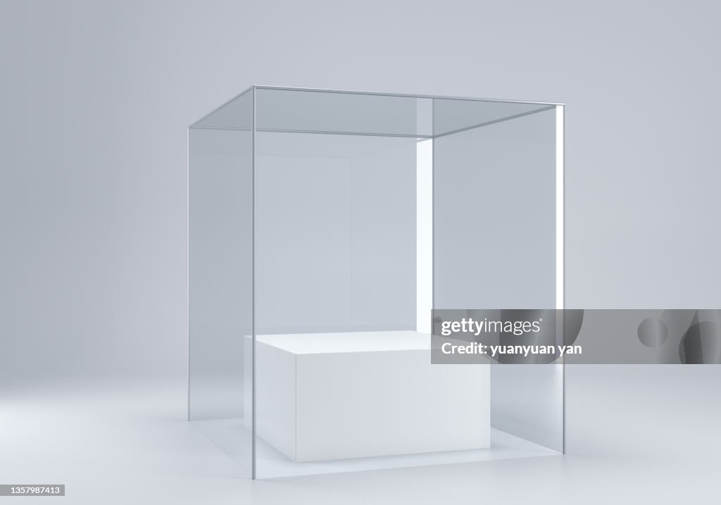 3D rendering exhibition background