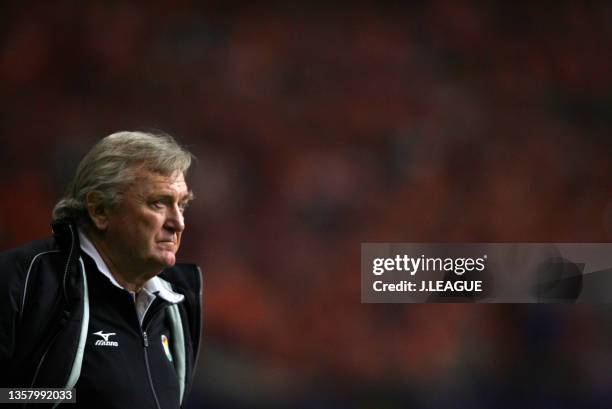 Head coach Ivica Osim of JEF United Chiba is seen during the J.League Yamazaki Nabisco Cup Group C match between Albirex Niigata and JEF United Chiba...