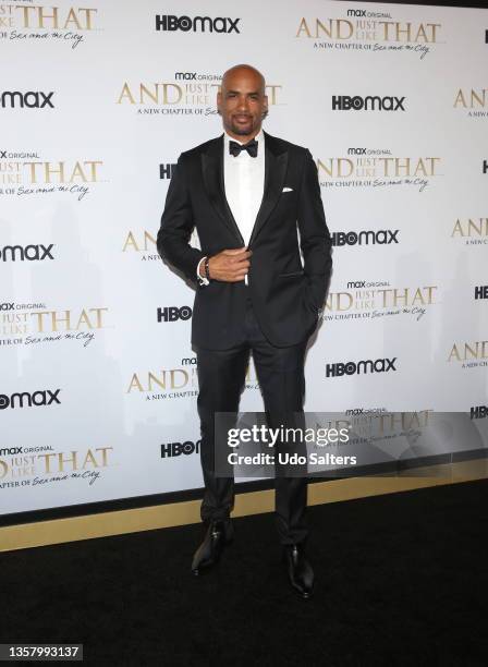 Boris Kodjoe attends HBO Max Hosts "And Just Like That..., A New Chapter of Sex and the City" New York Premiere at MOMA on December 08, 2021 in New...