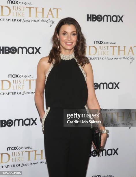 Bridget Moynahan attends HBO Max Hosts "And Just Like That..., A New Chapter of Sex and the City" New York Premiere at MOMA on December 08, 2021 in...