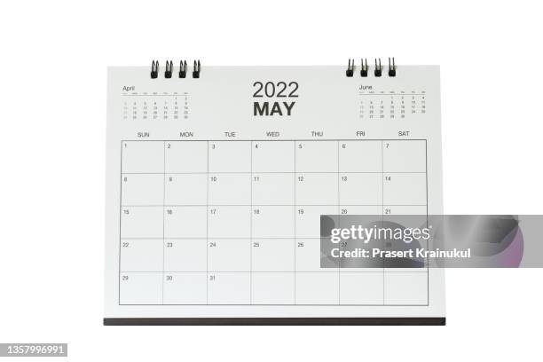 may. monthly dest calendar  for 2022 year - 五月 個照片及圖片檔