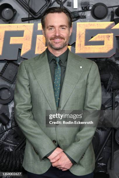 Will Forte attends the red carpet premiere & party for Peacock's new comedy series "MacGruber" at California Science Center on December 08, 2021 in...
