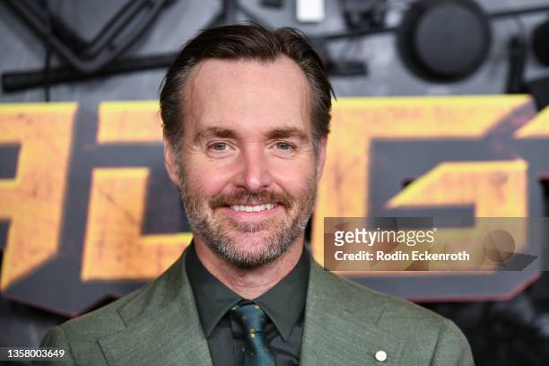 Will Forte attends the red carpet premiere & party for Peacock's new comedy series "MacGruber" at California Science Center on December 08, 2021 in...