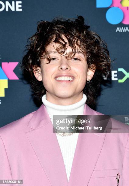 Jacob Sartorius attends the 2021 Breakout Awards at Universal Studios Hollywood on December 08, 2021 in Universal City, California.