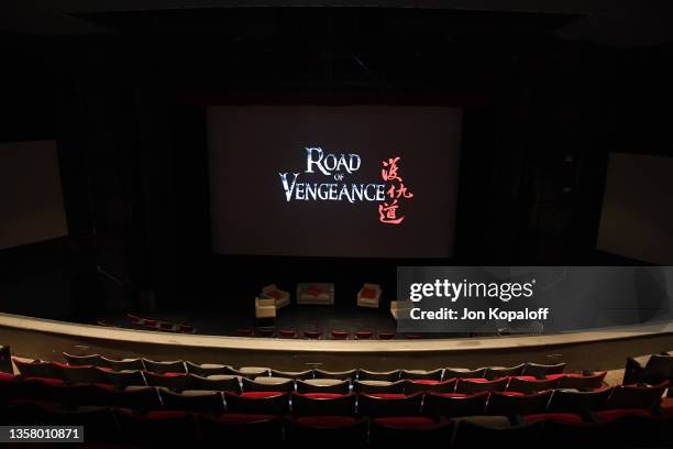 Road Of Vengeance” Premiere Screening at The Montalban on December 08, 2021 in Hollywood, California.