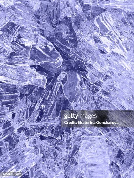 ice texture. abstract background made of ice - icicle macro stock pictures, royalty-free photos & images