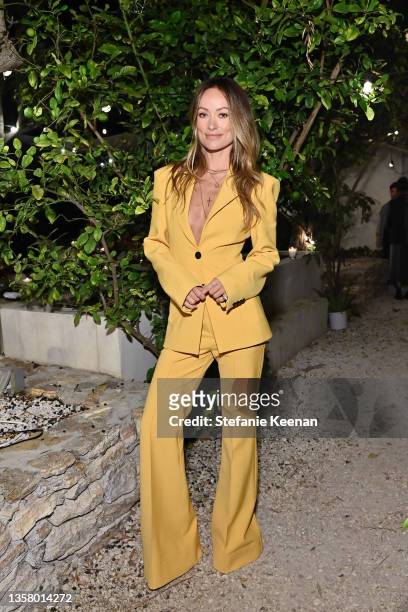 Olivia Wilde attends Audi and Olivia Wilde's Sustainable Dinner Celebration on December 08, 2021 in Venice, California.