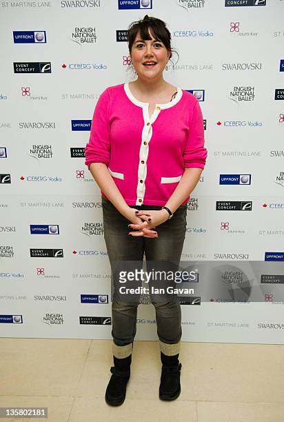 Katy Wix attends The English National Ballet's Christmas Party at the St Martins Lane Hotel on December 14, 2011 in London, England.