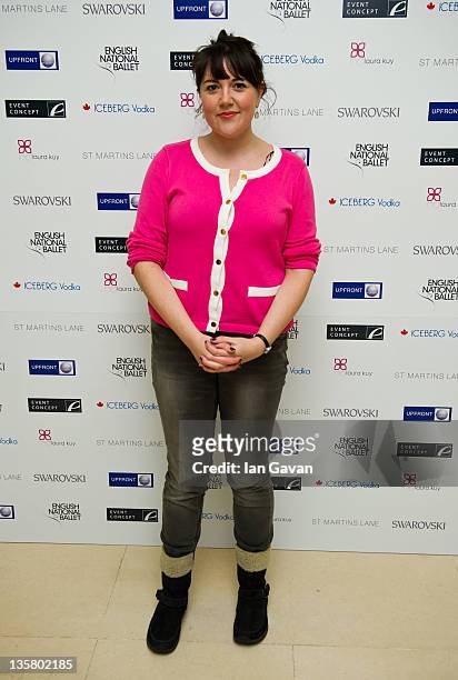 Katy Wix attends The English National Ballet's Christmas Party at the St Martins Lane Hotel on December 14, 2011 in London, England.