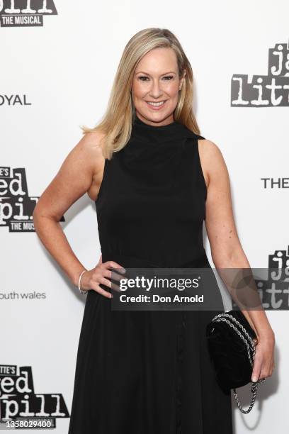 Melissa Doyle attends the Australian Premiere of Jagged Little Pill The Musical at Theatre Royal on December 09, 2021 in Sydney, Australia.