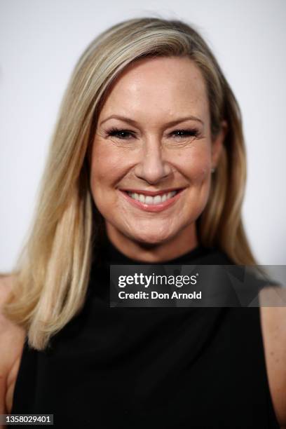 Melissa Doyle attends the Australian Premiere of Jagged Little Pill The Musical at Theatre Royal on December 09, 2021 in Sydney, Australia.