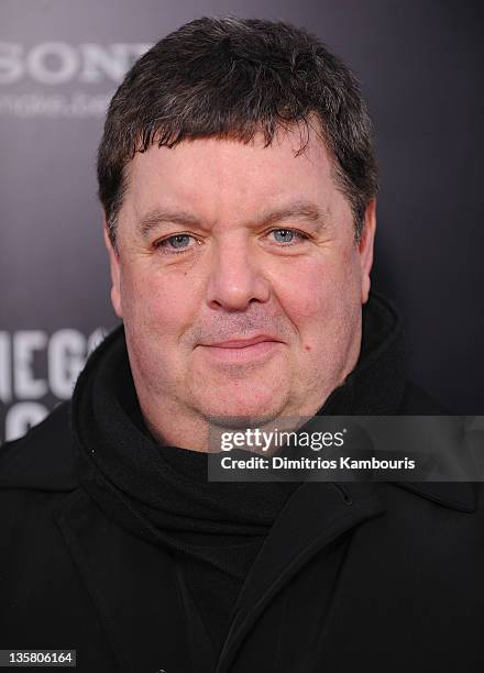 John Scurti attends the "The Girl With the Dragon Tattoo" New York premiere at Ziegfeld Theater on December 14, 2011 in New York City.