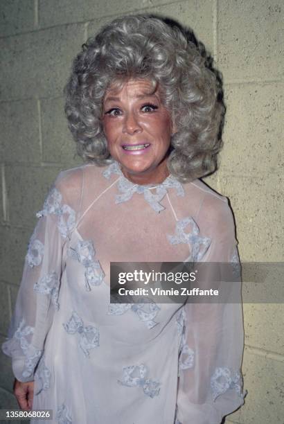 American actress, comedian and singer Betty Hutton attends the 'Salute to Capitol Records,' celebrating the 40th anniversary of Capitol Records, the...