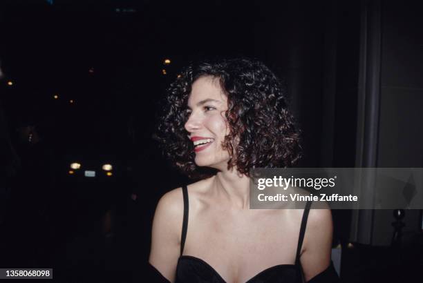 American actress Joyce Hyser attends the Center for Population Options' Seventh Annual Nancy Susan Reynolds Awards, held at the Regent Beverly...