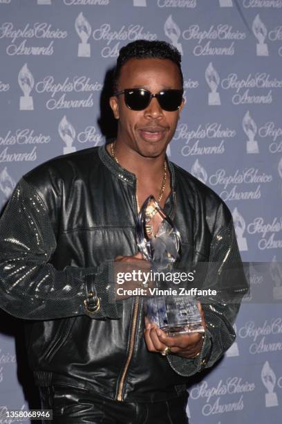 American rapper and dancer MC Hammer attends the 17th People's Choice Awards, held at Paramount Studios in Los Angeles, California, 11th March 1991....