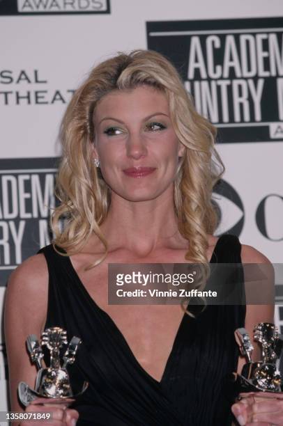 American singer Faith Hill in the press room of the 35th Academy of Country Music Awards, held at the Universal Amphitheater in Los Angeles,...