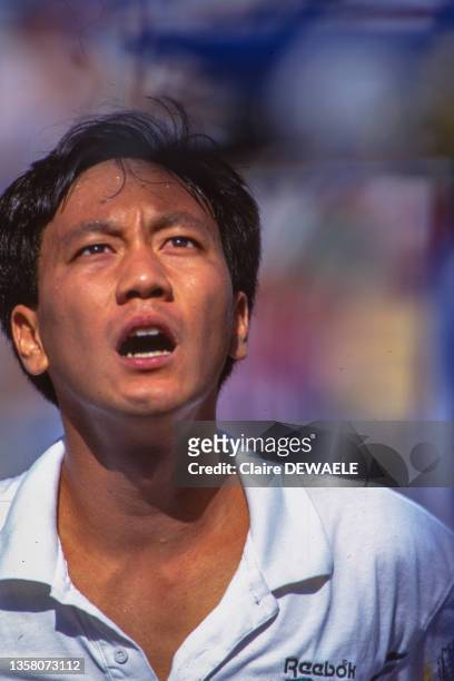 Le joueur de tennis Michael Chang lors du tournoi de Flushing Meadows, en septembre 1994.