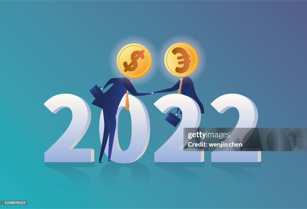 Pound Vs Rmb 2022 Cooperation Between Rmb And British Pound High-Res Vector Graphic ...