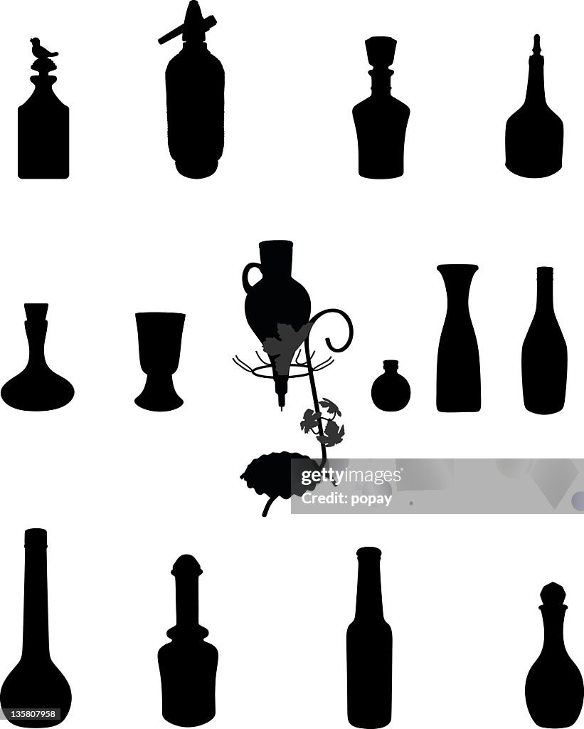 Bottles Silhouettes