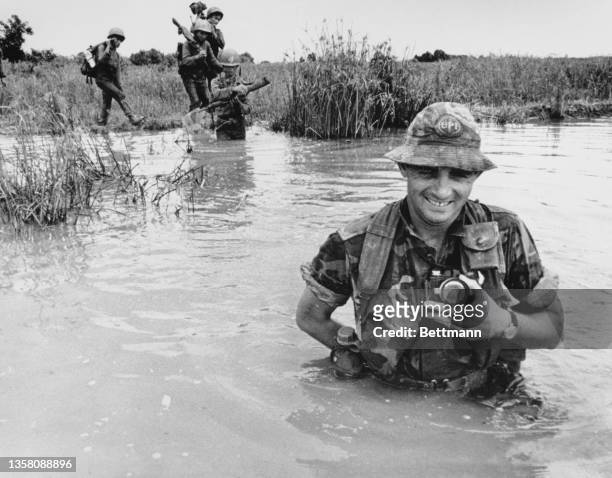 Reporter Tom Corpora, Vietnam, 1966.