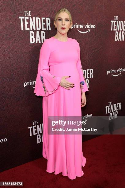 Actress Lily Rabe attends a screening of "The Tender Bar" hosted by Amazon Studios at Museum of Modern Art on December 09, 2021 in New York City.