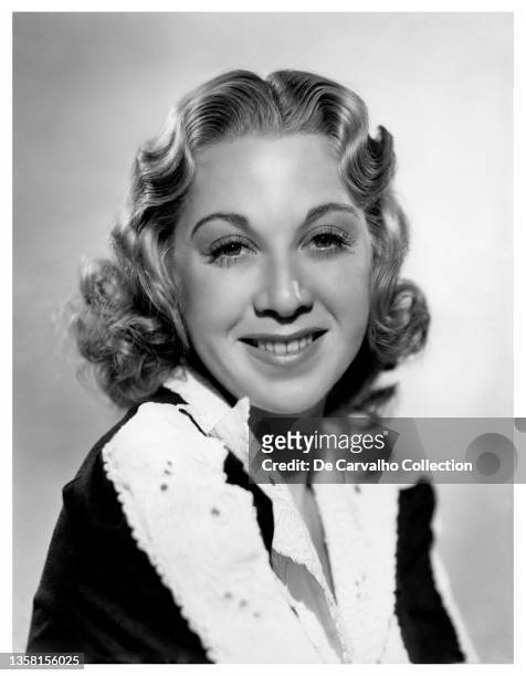 Actress Gloria Blondell in a publicity shot from the early 1940’s, United States.