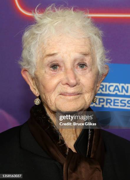 Barbara Barrie poses at the opening night for Stephen Sondheim's "Company" on Broadway at The Bernard B. Jacobs Theatre on December 9, 2021 in New...