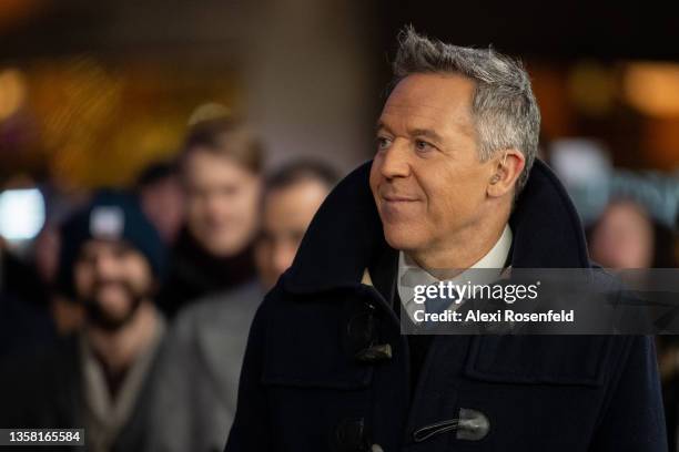 Greg Gutfeld attends the new All-American Christmas Tree lighting outside News Corporation at Fox Square on December 9, 2021 in New York City. The...