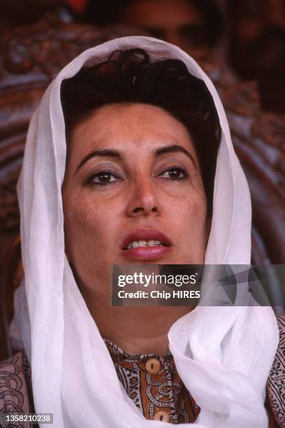 La première ministre Benazir Bhutto, en janvier 1997.