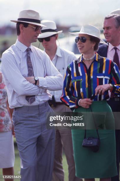 La Princesse Anne du Royaume-Uni et Timothy Laurence, le 14 juillet 1993.