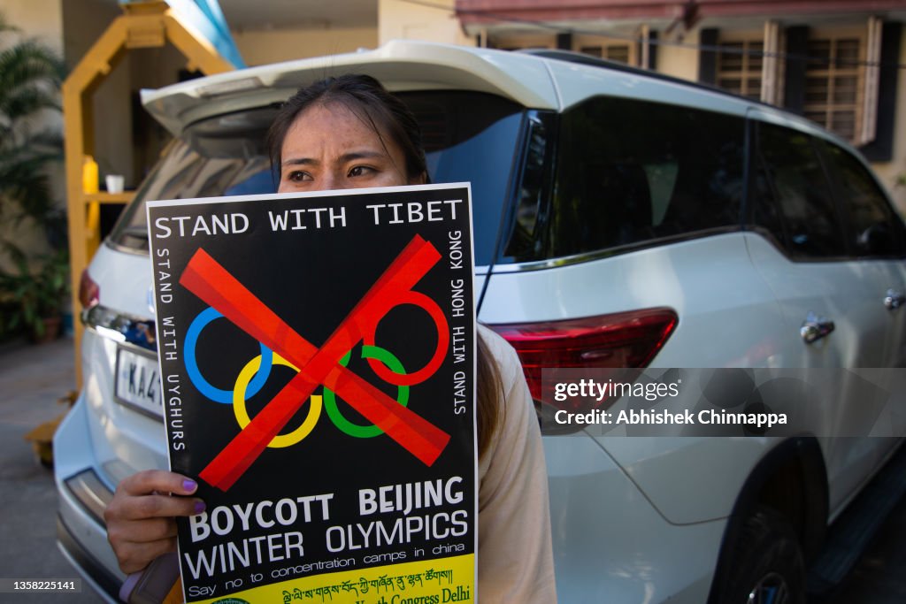 Tibetan Refugees Call For Beijing Olympics Boycott