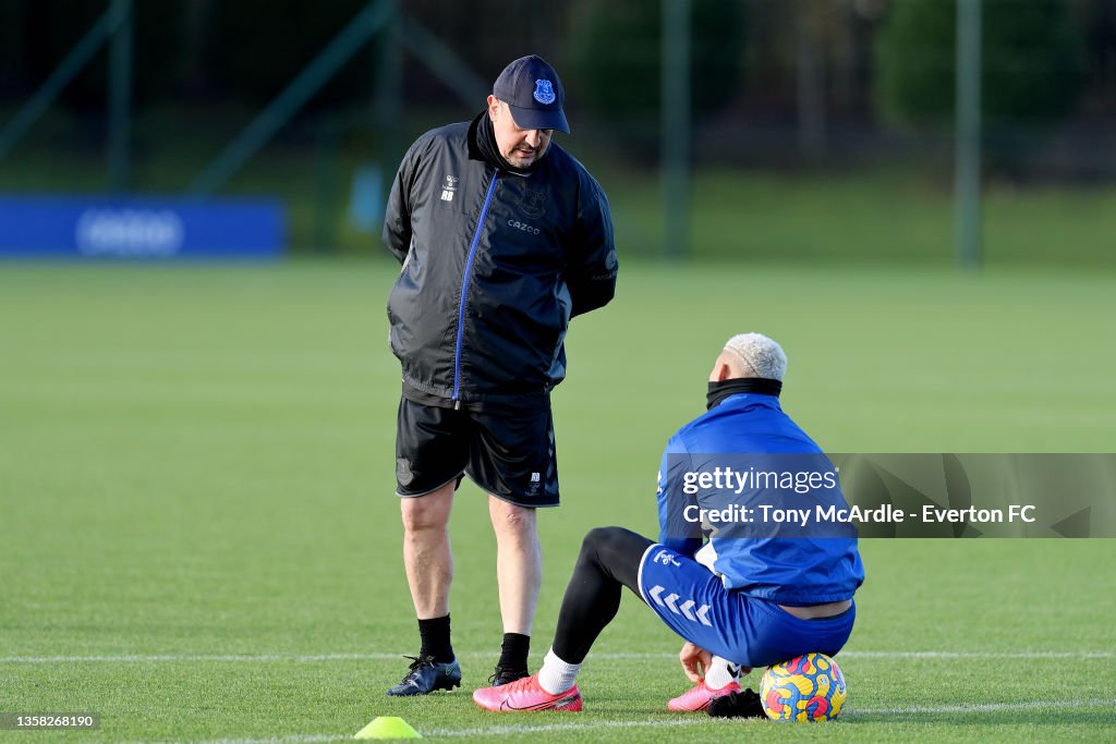 Everton Training Session