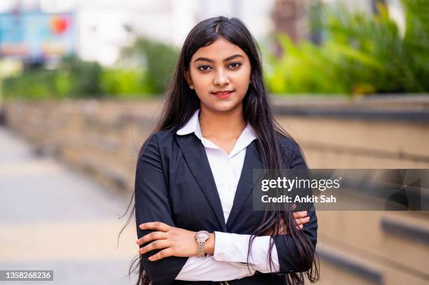 portrait of young businesswoman - law student stock pictures, royalty-free photos & images