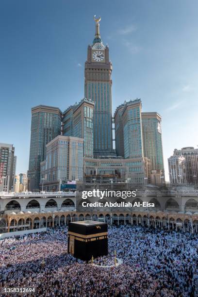 holy mosque of makkah - makkah mosque stock pictures, royalty-free photos & images