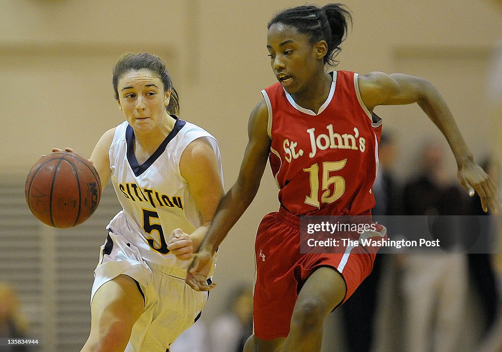 St. Johns defeats Visitation 79 - 61 in girls basketball 