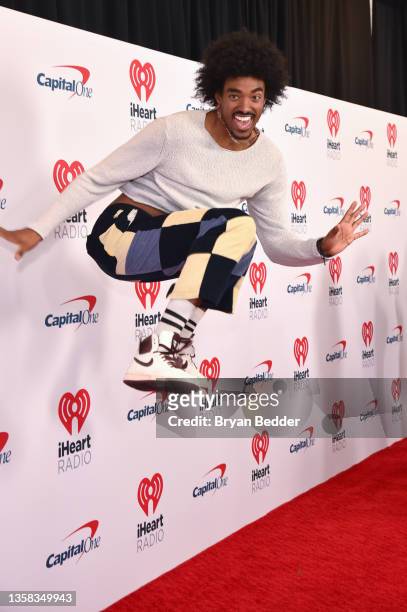 Tai Verdes attends iHeartRadio Z100 Jingle Ball 2021 on December 10, 2021 in New York City.