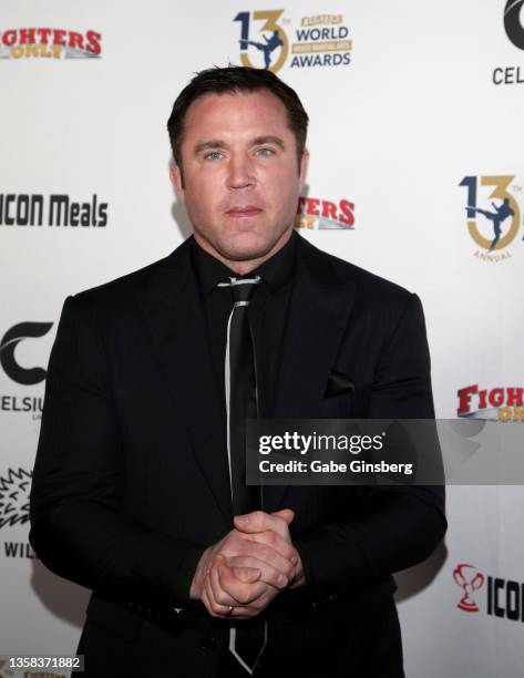 Submission grappling promoter Chael Sonnen attends the 13th annual Fighters Only World Mixed Martial Arts Awards at the Worre Studios on December 10,...